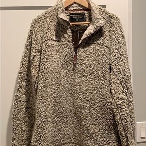 True Grit frosty tipped pullover size M brown